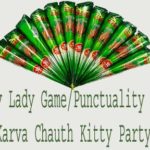 Punctuality Game For Karva Chauth Kitty PartyChauh