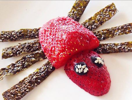 Halloween food ideas sugary spider