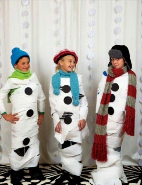 Kids Christmas Game: Snowman Race