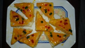 bread mango pastry