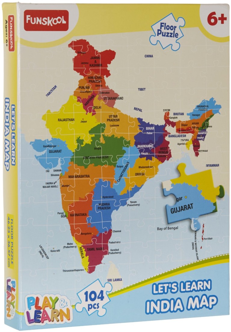 India Map Jigsaw- Republic Day Game