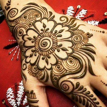 simple mehandi design 12