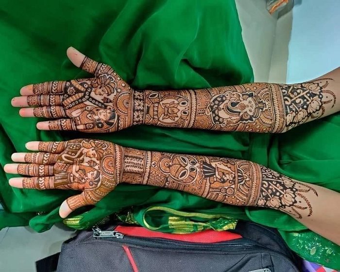 Latest Bridal Mehandi Designs 21 Front And Back Hands